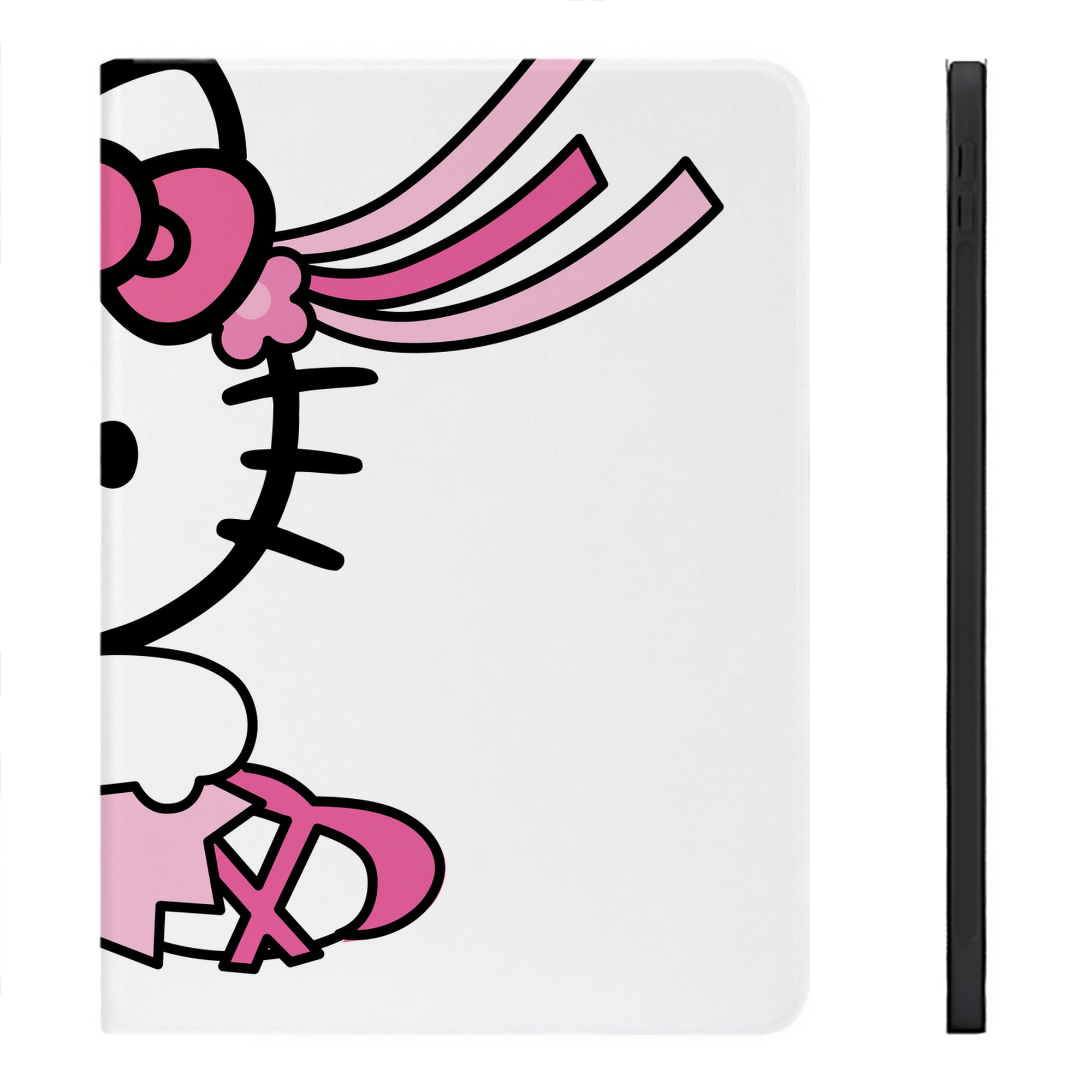 （画像用） Hello Kitty ハローキティ IPadケース ペンホルダー付き ブックスタイルデザイン